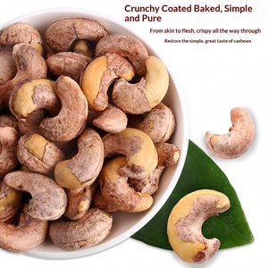 Cashewnoten Originele Smaak Groothandel Grote Korrel Gezouten Gevulde Verpakking Paarse Schil 250g Gedroogde Vietnamese Specialiteit Noten Snacks - Product Image 4