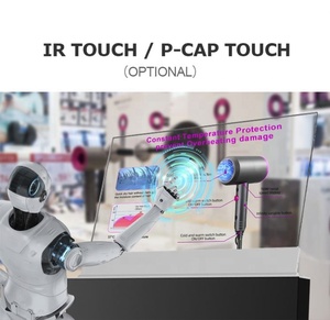 Trong suốt OLED <span class=keywords><strong>video</strong></span> tường 2x2 <span class=keywords><strong>video</strong></span> tường kỹ thuật số biển và hiển thị 600cd 1920*1080 cao minh bạch màn hình tương tác - Product Image 5