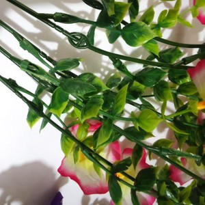 Bouquet de fleurs artificielles Kang Kang, 30cm-100cm, décoration murale en plastique - Product Image 3