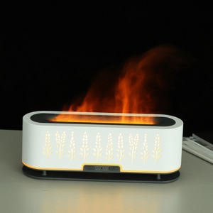 2023 plus récent diffuseur unique d'humidificateur d'air de flamme 3D USB 200ml diffuseur de grain de bois diffuseur d'arôme d'huile essentielle - Product Image 5