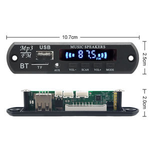 Placa Decodificadora <span class=keywords><strong>MP3</strong></span> Avanzada, Módulo Amplificador de Audio sin Pérdidas para Modificación y Actualización de Sistemas de Audio para Automóviles - Product Image 1