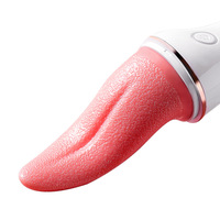 12-Modus Zungenvibrator Klitoris-Stimulator G-Punkt-Massagegerät Silikon Wasserdichtes Erwachsenen-Sexspielzeug für Frauen und Paare