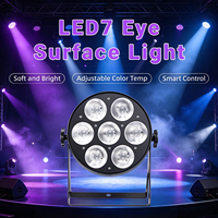L407 LED7 Projecteur de surface à effet œil avec lumière blanche chaude et froide, contrôle DMX512 pour spectacle scénique, DJ, discothèque, mariage, événement, fête