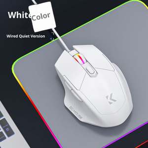 Souris de jeu silencieuse à double mode Bluetooth de haute qualité, nouvelle, légère, pour le bureau, rechargeable, souris filaire, haute qualité, nouvelle, légère - Product Image 6