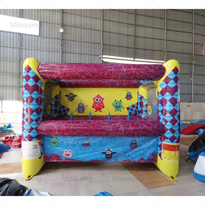 Juego Inflable de Pelotas Rodantes de 2 Carriles, Incluye Pelotas de Skee Tennis, Juego Inflable para Eventos - Product Image 6