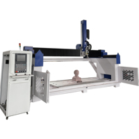 Máquina CNC de 4 Ejes para Trabajar la Madera, Fresadora para Tallar y Cortar, Router para Uso Profesional y DIY, Software de 4 Ejes, Servomotor Individual