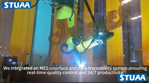 STUAA定制重型挖掘机履带架交钥匙系统的FANUC机器人焊接自动化单元 - Product Image 5