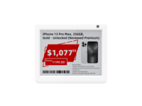 Minew - Etiqueta Electrónica de Precio ESL con Pantalla Eink Industrial de 5.8 Pulgadas, Plataforma en la Nube, Aplicación Web, Solución Completa