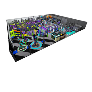 <span class=keywords><strong>Pokiddo</strong></span> Indoor Sports Theme Park Henan Pingdingshan Trampoline Park Project Design Case - Product Image 6