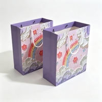 Sacs en papier de luxe personnalisés avec poignées pour l'emballage de chaussures et de vêtements – Nouveau design tendance pour cadeaux et shopping (vente en gros)