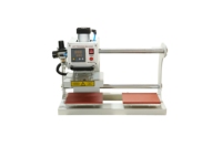 Petites presses à chaud pneumatiques à double station 10CM 15CM 20CM 25CM pour sublimation et impression de t-shirts