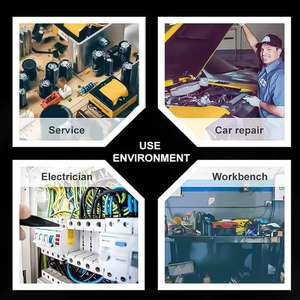 Multimètres pointeur YX-360TRE-L-B AC DC mesure ICEO <span class=keywords><strong>HFE</strong></span> avec testeur stylo indicateur lumineux bip ampèremètre voltmètre résistance - Product Image 6