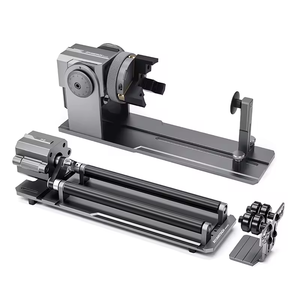 <span class=keywords><strong>Atomstack</strong></span> R1 <span class=keywords><strong>Pro</strong></span> - Mandril giratorio multifuncional 4 en 1 con rodillo de sujeción para grabado láser de objetos redondos e irregulares - Product Image 1