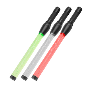 Bâtons de signalisation LED de sécurité publique rouge et vert, base magnétique, bâton de circulation, indice de protection IP65, rechargeable, garantie de 5 ans - Product Image 1