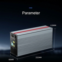 Chargeur portable en alliage d'aluminium pour batteries Li-ion de véhicules électriques, tension et courant réglables OTP, entrée 200-240V, sortie 840W