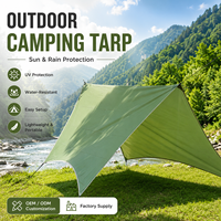 Hamac-tente multifonctionnel avec bâche de protection et moustiquaire, installation facile, tente suspendue pour le camping