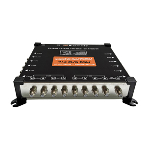MSQ512 5x12 Terminal Satellite Multiswitch 950-2150MHz Amplificateur 4 <span class=keywords><strong>SAT</strong></span> + 1 Terre 12 Quattro Quad LNB 4K Ultra HD DVB-S2 Métal - Product Image 2