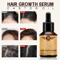 Sérum de croissance des cheveux bio 60ml, marque privée, huile naturelle pour le traitement des cheveux incarnés à base de plantes