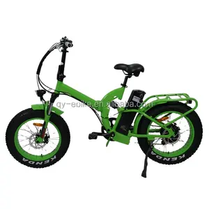 QUEENE/الأخضر عجلات دراجة كهربائية قابلة للطي السيفوي محرك بافانغ الدهون الإطارات الثلوج دراجة كهربائية