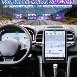 NaviHua สำหรับ Renault Koleos Megane 4 ปี 2016 2019 จอ LCD ดิจิตอล คลัสเตอร์มาตรวัดความเร็ว GPS ระบบนำทาง วิทยุติดรถยนต์ 14.5 นิ้ว สไตล์ Tesla รองรับ Carplay - Product Image 6