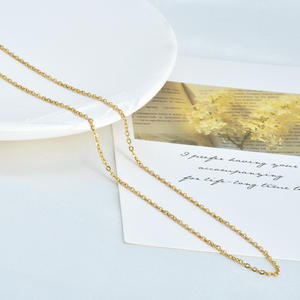 פטיננה זהב באיכות גבוהה ציפוי טיטניום נירוסטה שרשראות שרשראות - Product Image 6