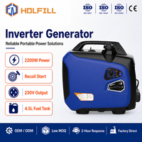 Générateur onduleur LP2800iE 2200W 230V à démarrage manuel 50Hz 4,5L pour événements extérieurs et travaux de construction – Vente directe usine