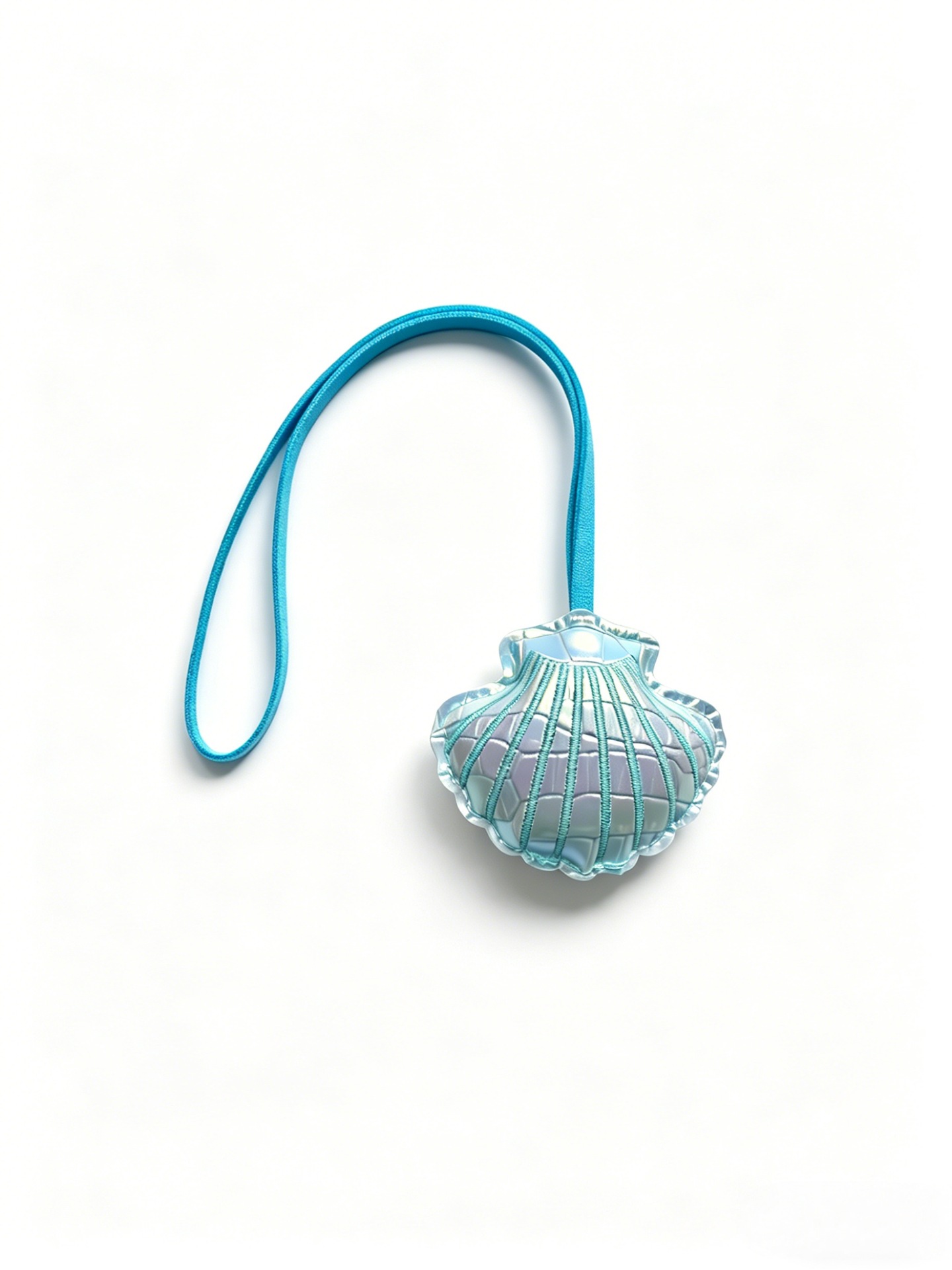 blue with rope