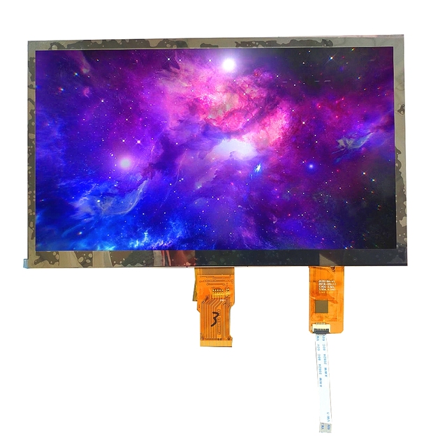 10.1-inch IPS TFT LCD Module, 1024x600, LVDS Interface, Capacitive Touch (PCAP), for Industrial HMI