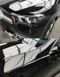 ICarNFTS carro wrap filme de vinil Car Body Wrap Vinyl Air Bubble Free Car Body Stickers urtal glossy black wrap vinil para 3m