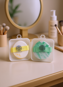 Spugna per il viso, 2 pezzi, strumento di bellezza lavabile per il trucco - Product Image 2
