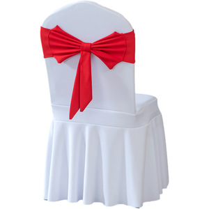 <span class=keywords><strong>Housse</strong></span> de <span class=keywords><strong>chaise</strong></span> décorative <span class=keywords><strong>haut</strong></span> de gamme en polyester, extra épaisse, avec nœud, pour événements extérieurs, mariages, expositions, style nordique - Product Image 3