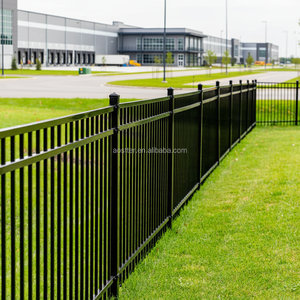 Valla Tubular Galvanizada para Exteriores, Acero con Recubrimiento en Polvo, para Jardín, Patio, Granja, Panel <span class=keywords><strong>de</strong></span> Valla Tubular <span class=keywords><strong>de</strong></span> Acero Galvanizado <span class=keywords><strong>de</strong></span> Alta Resistencia - Product Image 1