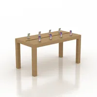I nuovi tavoli di nidificazione personalizzati per negozi di telefoni cellulari progettano un tavolo da esposizione al dettaglio in legno mdf da 7 pollici