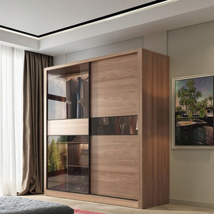 <span class=keywords><strong>Armoire</strong></span> de Rangement Sur Mesure Moderne en Verre pour Chambre à Coucher - Product Image 5