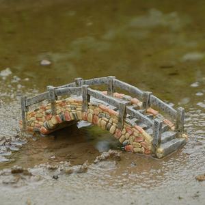 Z14600A 절묘한 돌 다리 Polyresin 소재 입상 마이크로 풍경 정원 장식 - Product Image 2