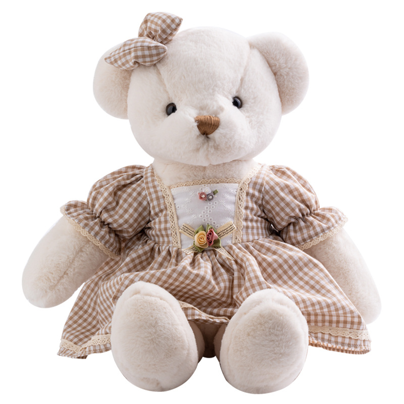 Falda De Peluche Para Muñecas De Oso De 12 Cm – Ropa Azul Con Tirantes, Reemplazable Para Animales De Peluche