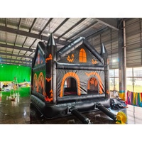 Maison de rebond de qualité commerciale pour locations de fête Château gonflable d'Halloween pour anniversaire d'enfants
