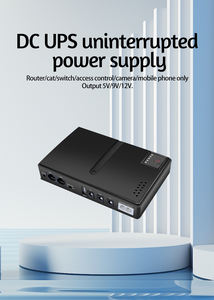 Alimentation sans interruption (ASI) DC1018P 18W pour routeur, modem, caméra de sécurité CCTV, source d'alimentation AC/DC configurable - Product Image 3