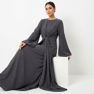Robe Abaya Musulmane Modeste Personnalisée 2026 – Robe Longue Respirante d'Été pour Femmes Musulmanes - Product Image 3