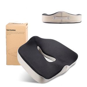 Breathable Mesh Cover Memory Foam Coccyx Seat <b>Cushion</b> Orthopedic Car & Office Chair <b>Cushion</b> for Tailbone Pressure Relief - Product Image 3