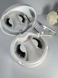 Cheveux synthétiques faits à la main Portable <span class=keywords><strong>applicateur</strong></span> de <span class=keywords><strong>cils</strong></span> magnétiques mise à niveau 3 aimant 0.07MM épaisseur <span class=keywords><strong>faux</strong></span> <span class=keywords><strong>cils</strong></span> pour une usure facile - Product Image 4