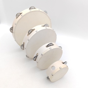 Tamburello di pelle di capra con teste di tamburo in pelle di pecora - Product Image 3