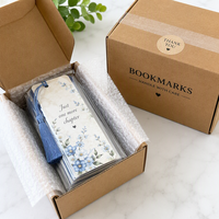 Marque-pages personnalisés en carton avec pompon et illustration aquarelle pour lecteurs – Vente en gros pour fournisseurs