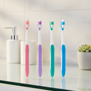 Brosse à Dents Manuelle en Plastique Adulte à Poils Souples en Nylon, Haute Qualité, OEM Accepté, Personnalisée, en Gros, la Moins Chère - Product Image 1