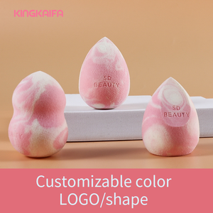 निजी लेबल लेटेक्स मुक्त नींव कॉस्मेटिक प्यूफ सौंदर्य उपकरण अंडे कस्टम गीले सूखे मेकअप स्पंज नए डिजाइन - Product Image 3