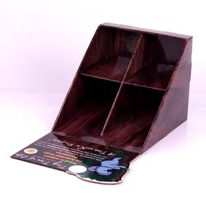 定制印刷可折叠便携式促销PDQ展示架，适用于商场使用的精油纸板架 - Product Image 6