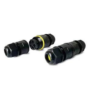 <span class=keywords><strong>Terminal</strong></span> de Cable rápido de nailon resistente al agua, Conectores eléctricos de plástico con iluminación al aire libre, tipo T, M20, 2 pines, IP68 - Product Image 4