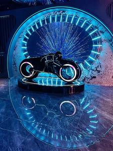 Ktv bar livehouse taverne restaurant lumineux moto sculpture décoration dynamique décoration de course - Product Image 4