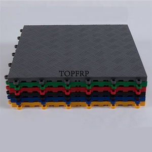Quick Repair Shop Interlocking Solid PP <b>Plastic</b> Flooring <b>Tiles</b> - Product Image 3