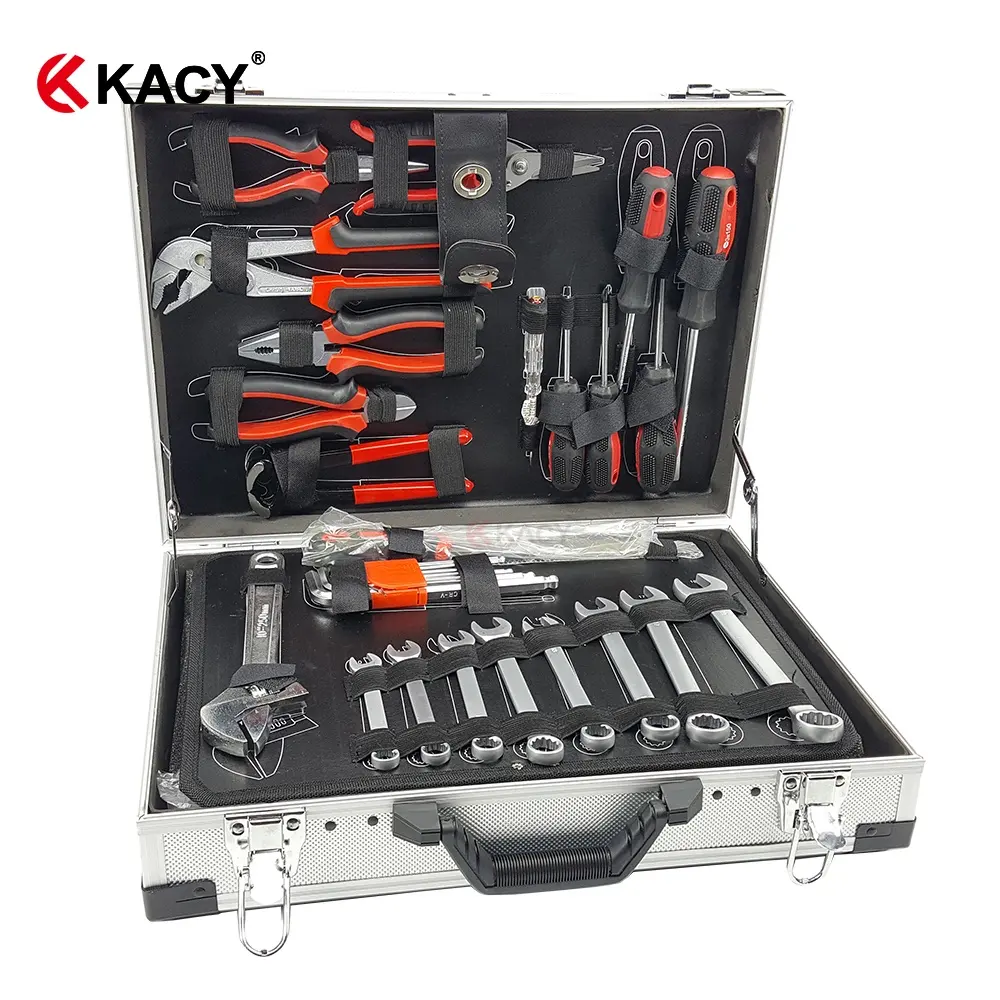 130pcs profesional suizo Kraft eléctrica mano herramientas hogar conjunto de herramientas de mano